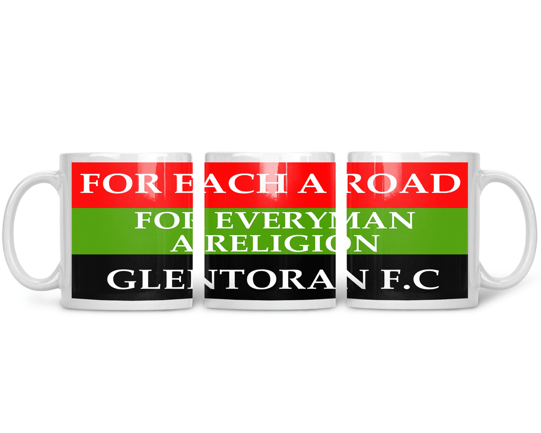 Glentoran , Football, Casuals, Ultras, Fully Wrapped Mug. Unofficial.