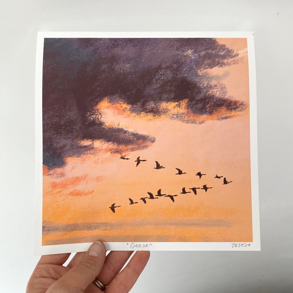 Image of ‘Geese’ archive quality print