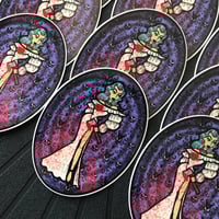 Haunted Mansion Bride- Laminated Sticker 