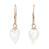 Rainbow Moonstone Acorn Earrings