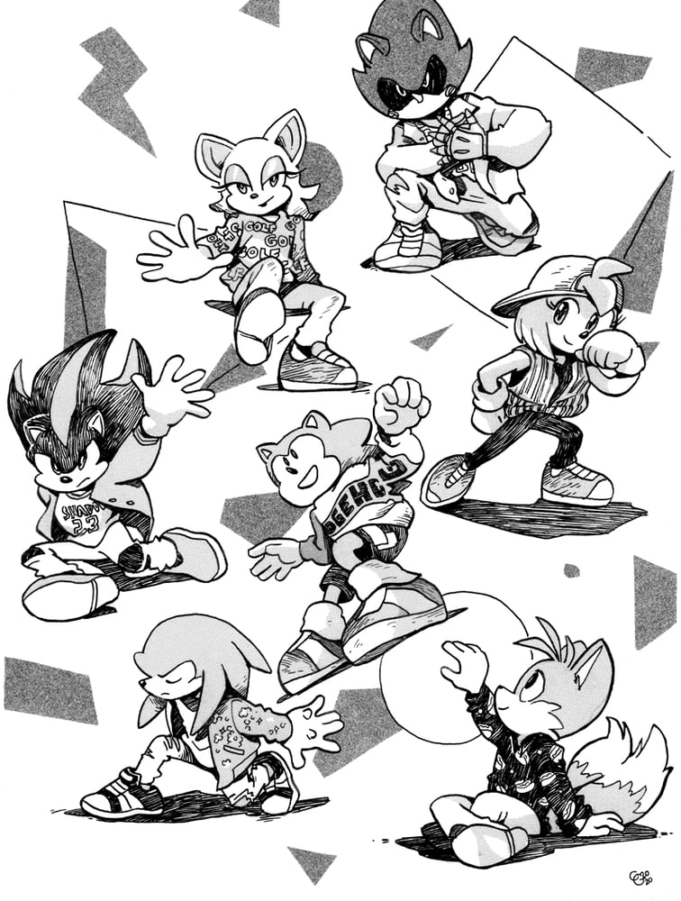 Image of Original Art - BTS Sonic