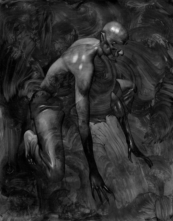 Image of Allen Williams 'Vampire' original art