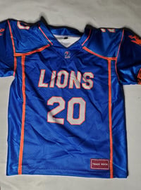 Image 1 of WOMENS FLO MO  FOOTBALL JERSEY .LOWERED NUMBER ON BACK TO ADD YOUR NAME IN BETWEEN 