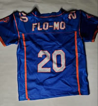 Image 2 of WOMENS FLO MO  FOOTBALL JERSEY .LOWERED NUMBER ON BACK TO ADD YOUR NAME IN BETWEEN 