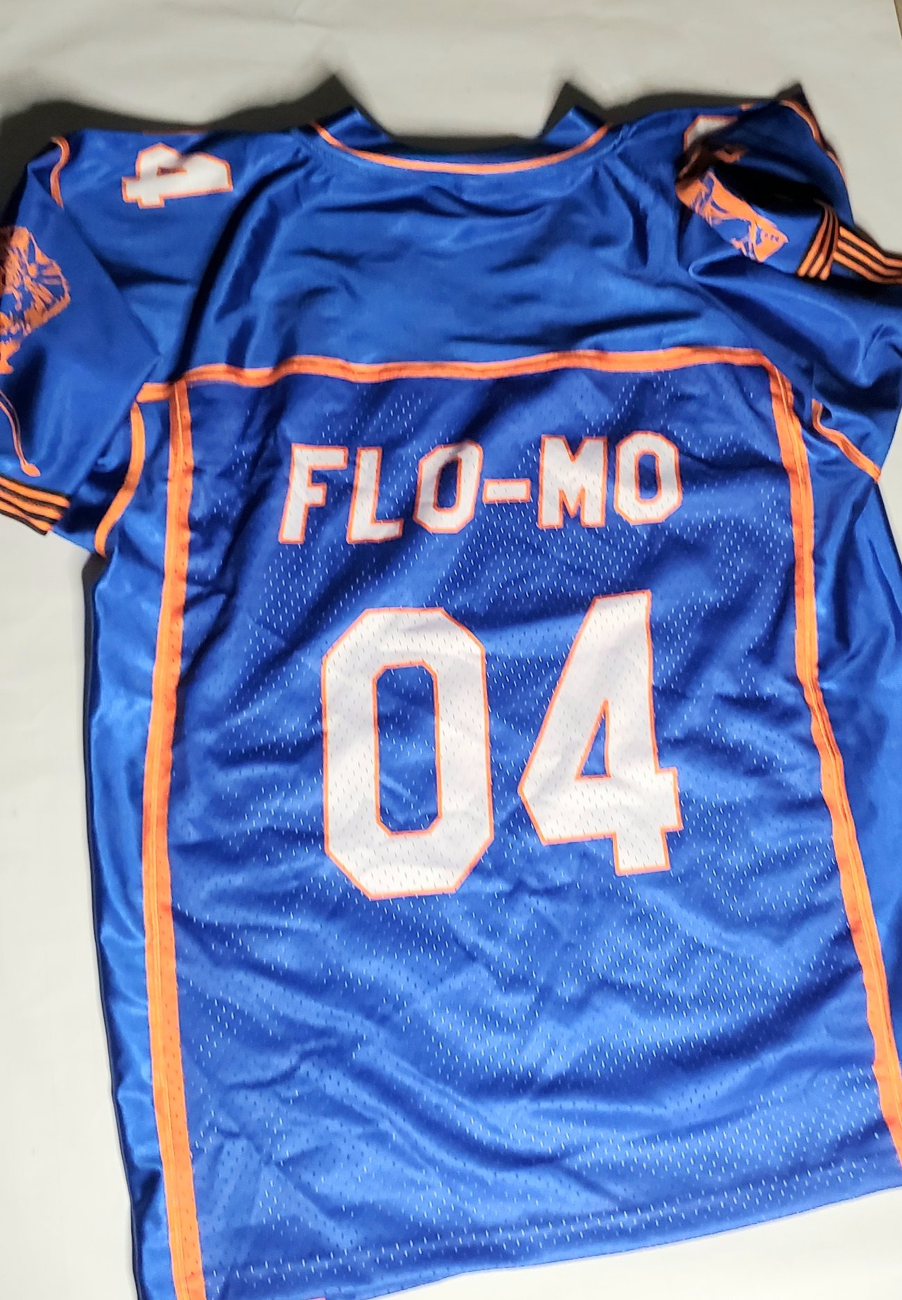 MENS CUSTOMIZABLE FLO MO FOOTBALL JERSEY | THADDROCK CUSTOMS