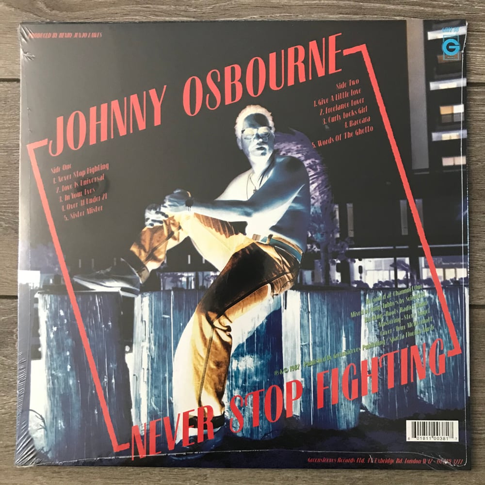 Image of Johnny Osbourne - Never Stop Fighting Vinyl LP