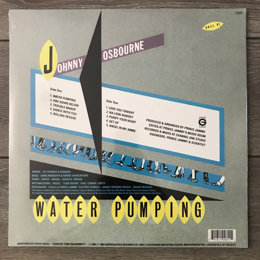 Image of Johnny Osbourne - Water Pumping Vinyl LP