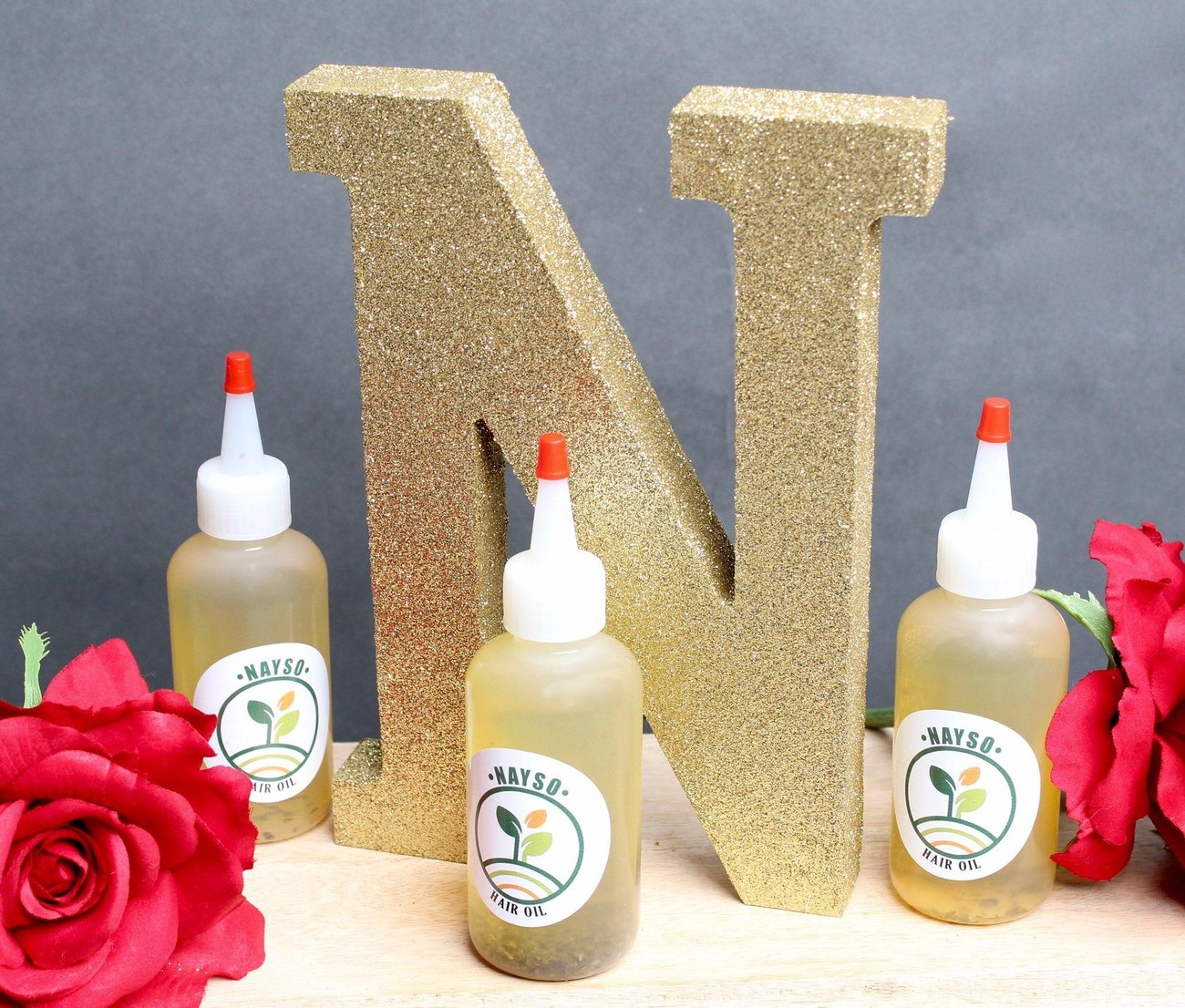 4oz HAIR GROWTH OIL(Squeeze Bottle) NAYSO HAIR GROWTH & MORE