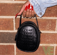 Image 5 of Croc Pattern Handbag 