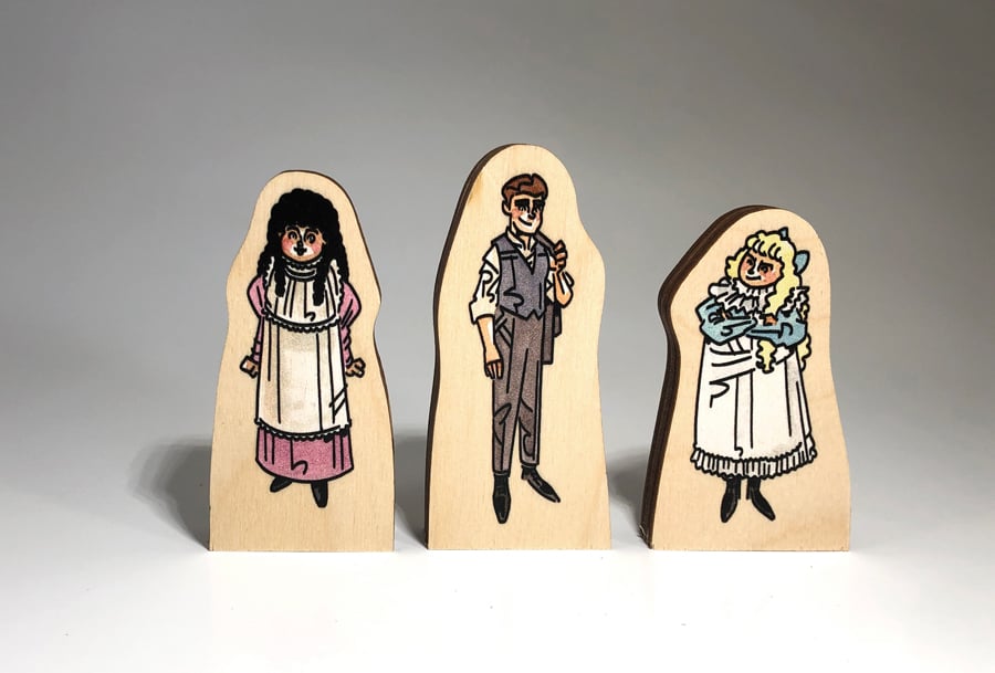 Image of Anne of Green Gables • Wooden Figure Set