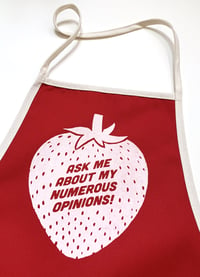 Image 1 of Apron-Ask me About my Numerous Opinions