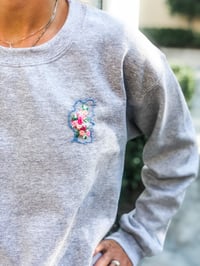 Image 2 of Lake Tahoe Bloomin’ Grey Crew Neck Sweatshirt  