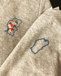 Image 3 of Lake Tahoe Bloomin’ Grey Crew Neck Sweatshirt  