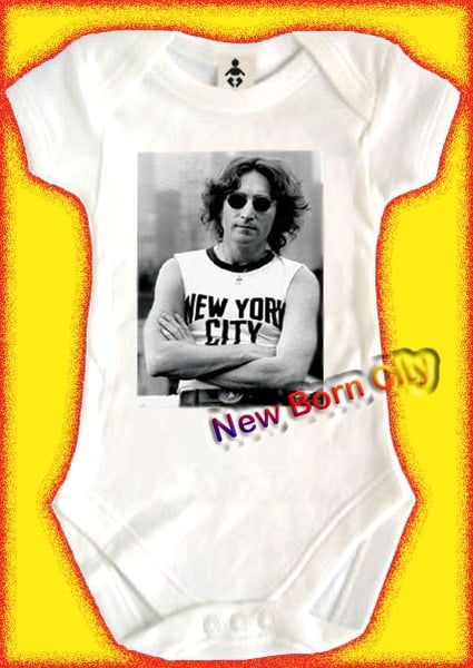 Image of John Lennon New York City Onesie