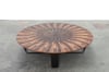 SUNBURST COFFEE TABLE IN BLACKWOOD