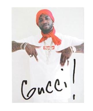 Supreme Gucci Mane Sticker, Fall Winter 2016