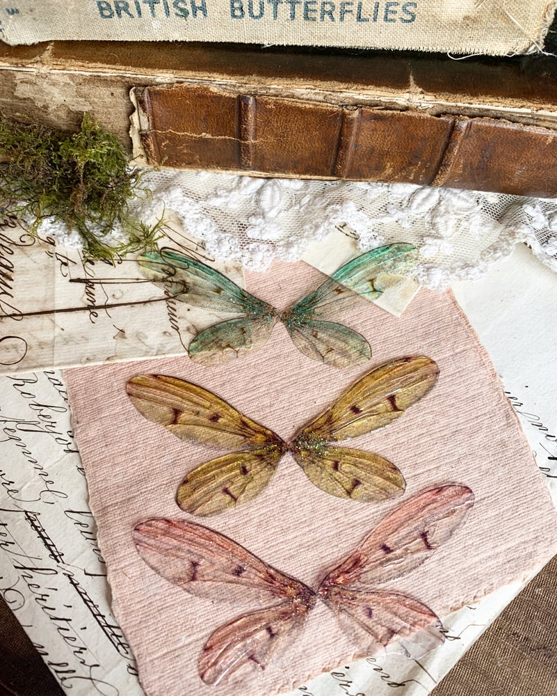 Image of Set of three magical Ethereal faerie wings