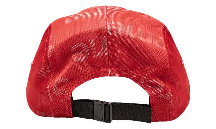 Image of Supreme Lenticular Logo Camp Cap Red