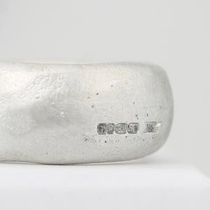 Image of The chunky organic ring in silver