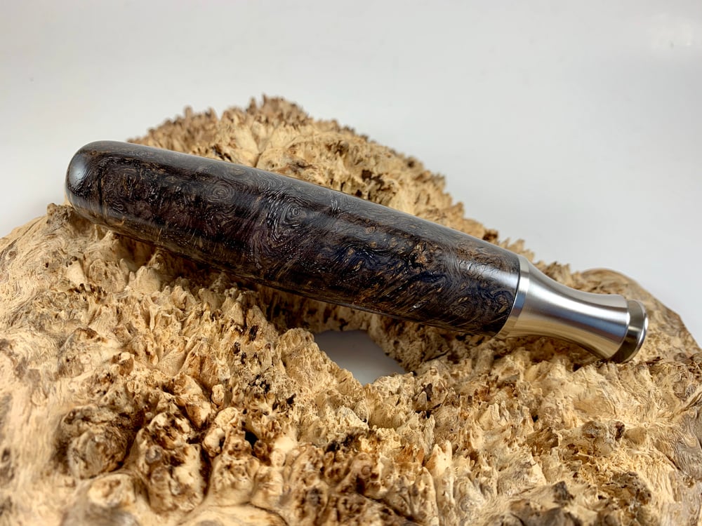 Image of Black Oak Burl Can Tab Lifter