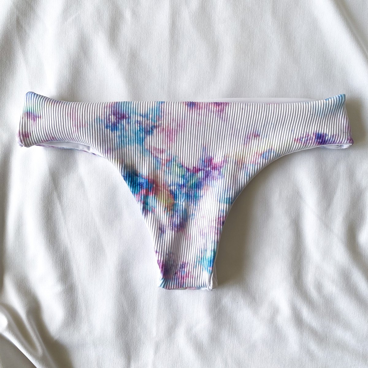 Image of LIMITED SAMPLE LULU BOTTOMS : AFTER THE RAIN X WHITE 