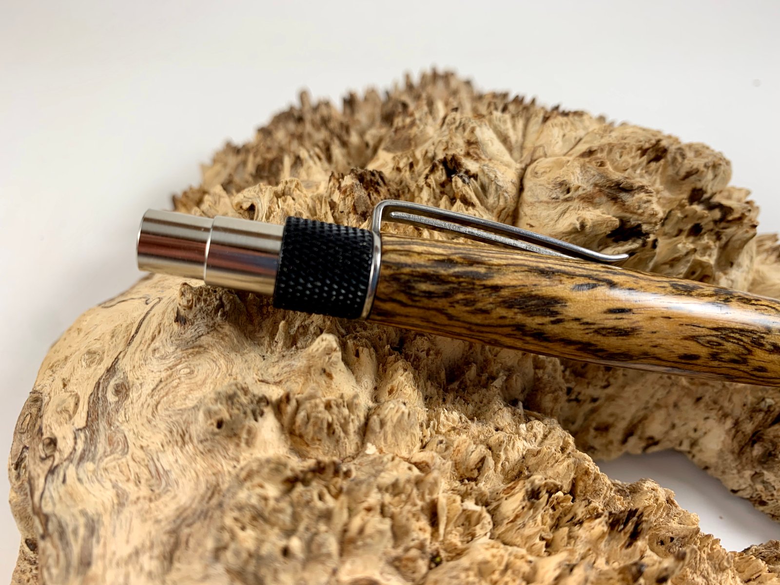 Bocote Duraclick Edc Ballpoint Pen | Wood By Mohler