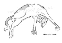 Image 2 of Kitty Cat print (2 colours)