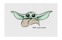 Baby Yoda print