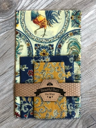 Image of Farmhouse Floral Beeswax Wraps