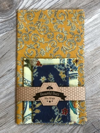 Image of Farmhouse Floral Beeswax Wraps