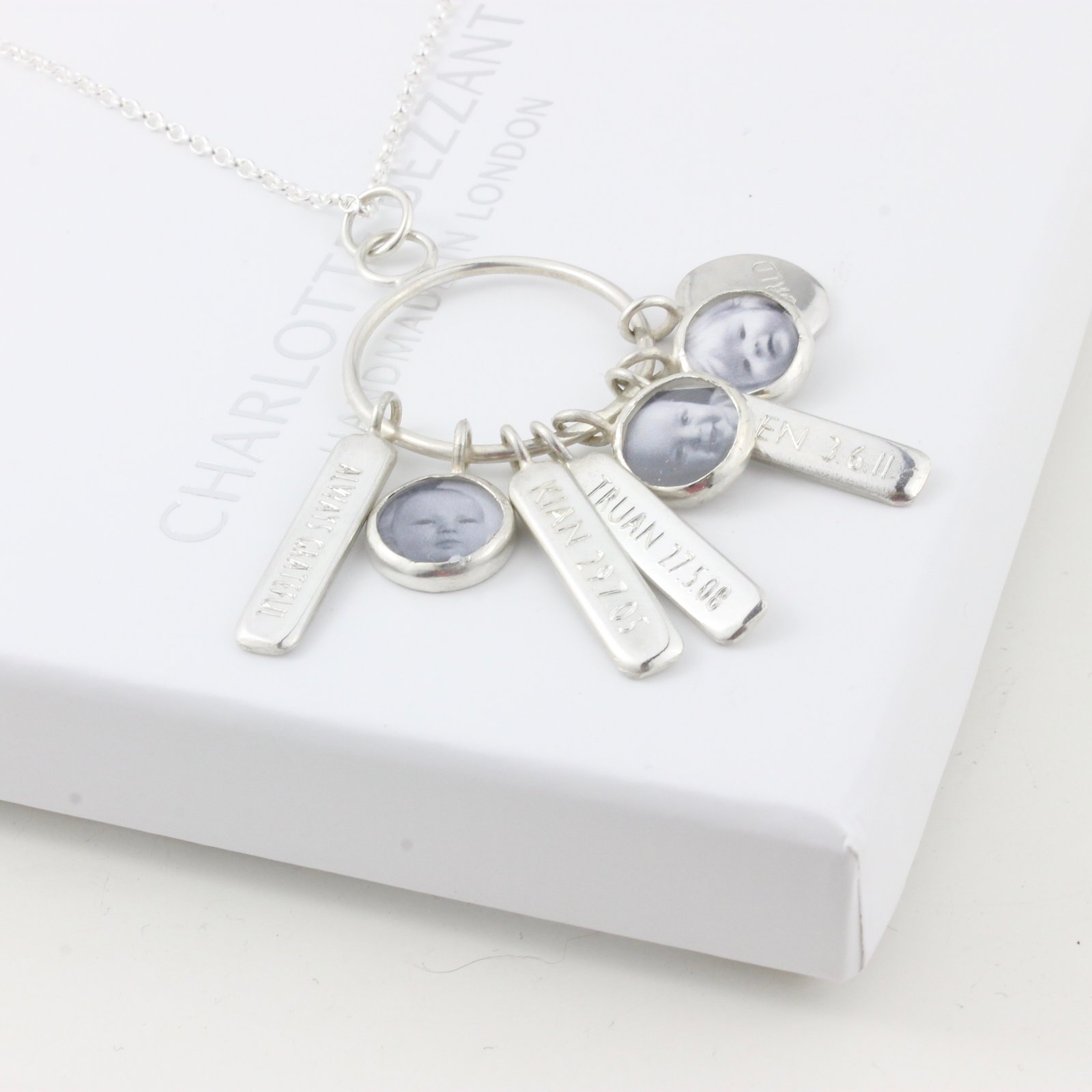 Statement Silver Fold Pendant (Right-Over-Left) - Zoe Davidson Jewellery