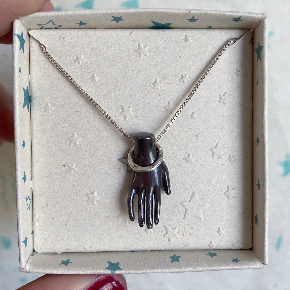 Image of hand necklace