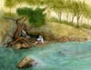 Reading to the Trees (Print)