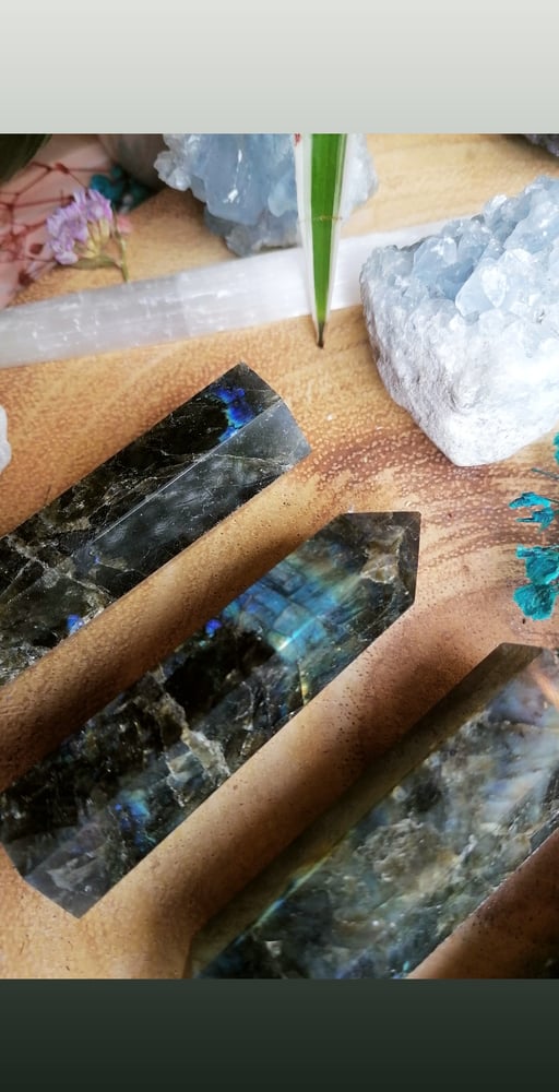 Image of Labradorite free standing tower 