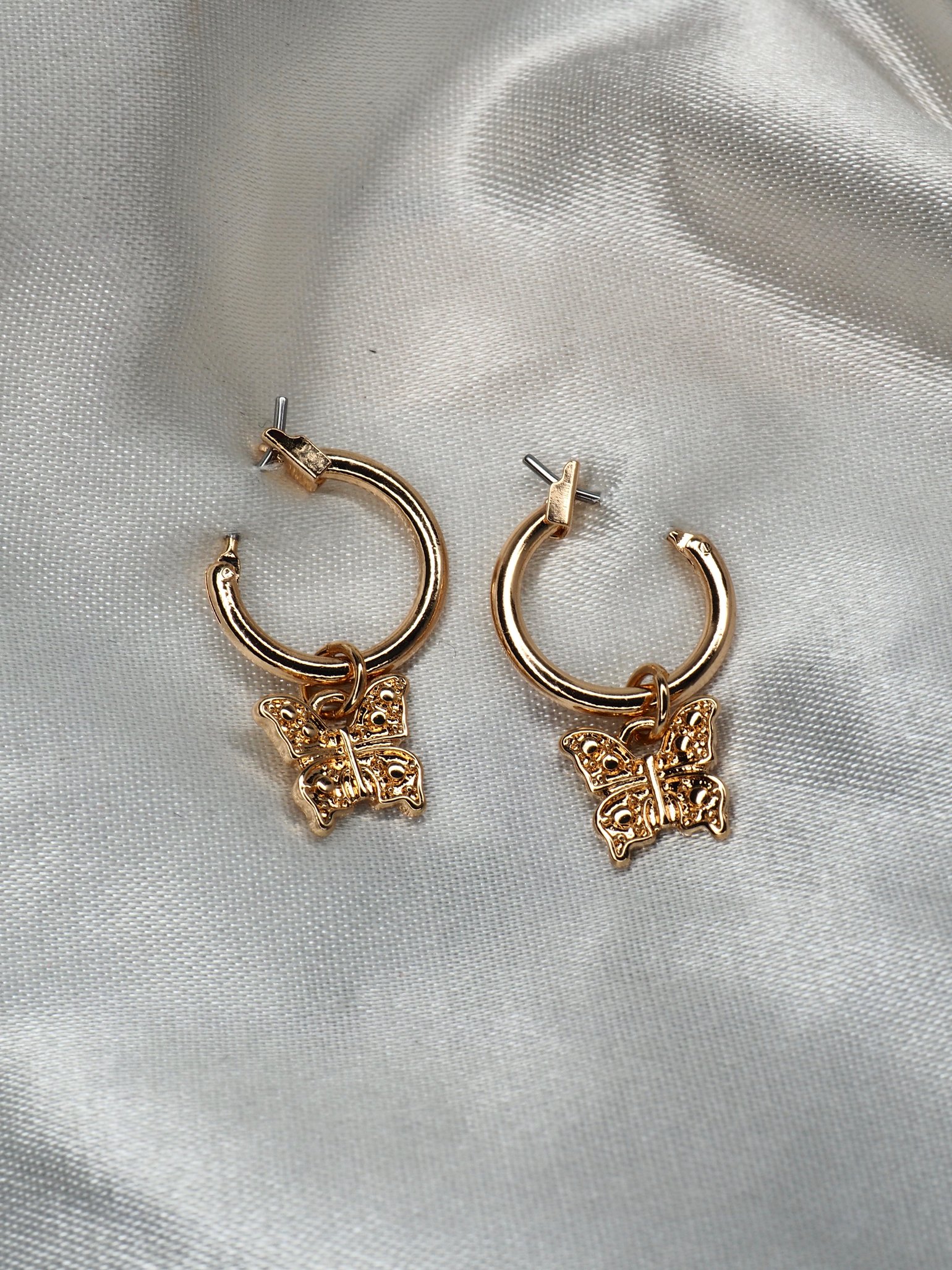 Image of Golden Butterfly Earrings