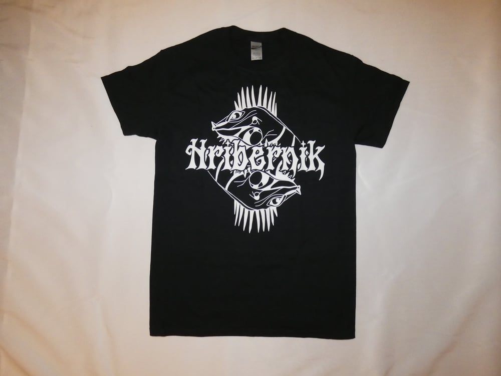 Image of Hribernik Skateboards Punk Iguana Black T-shirt