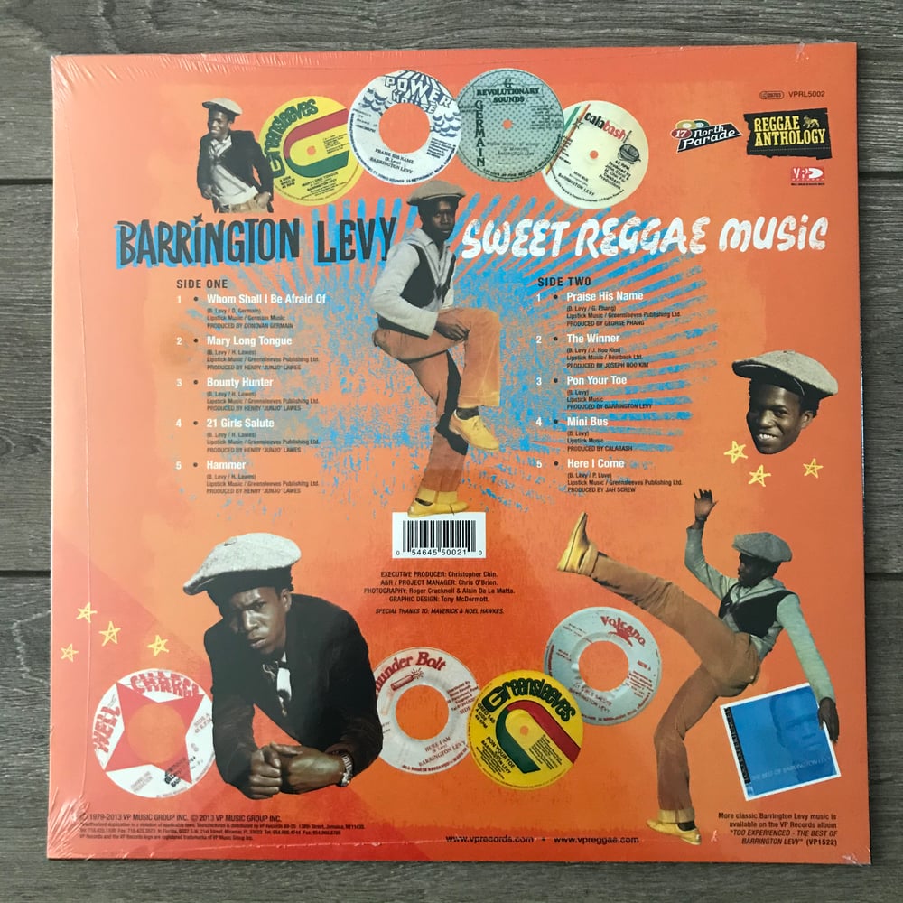 Image of Barrington Levy - Sweet Reggae Music Anthology Vinyl LP