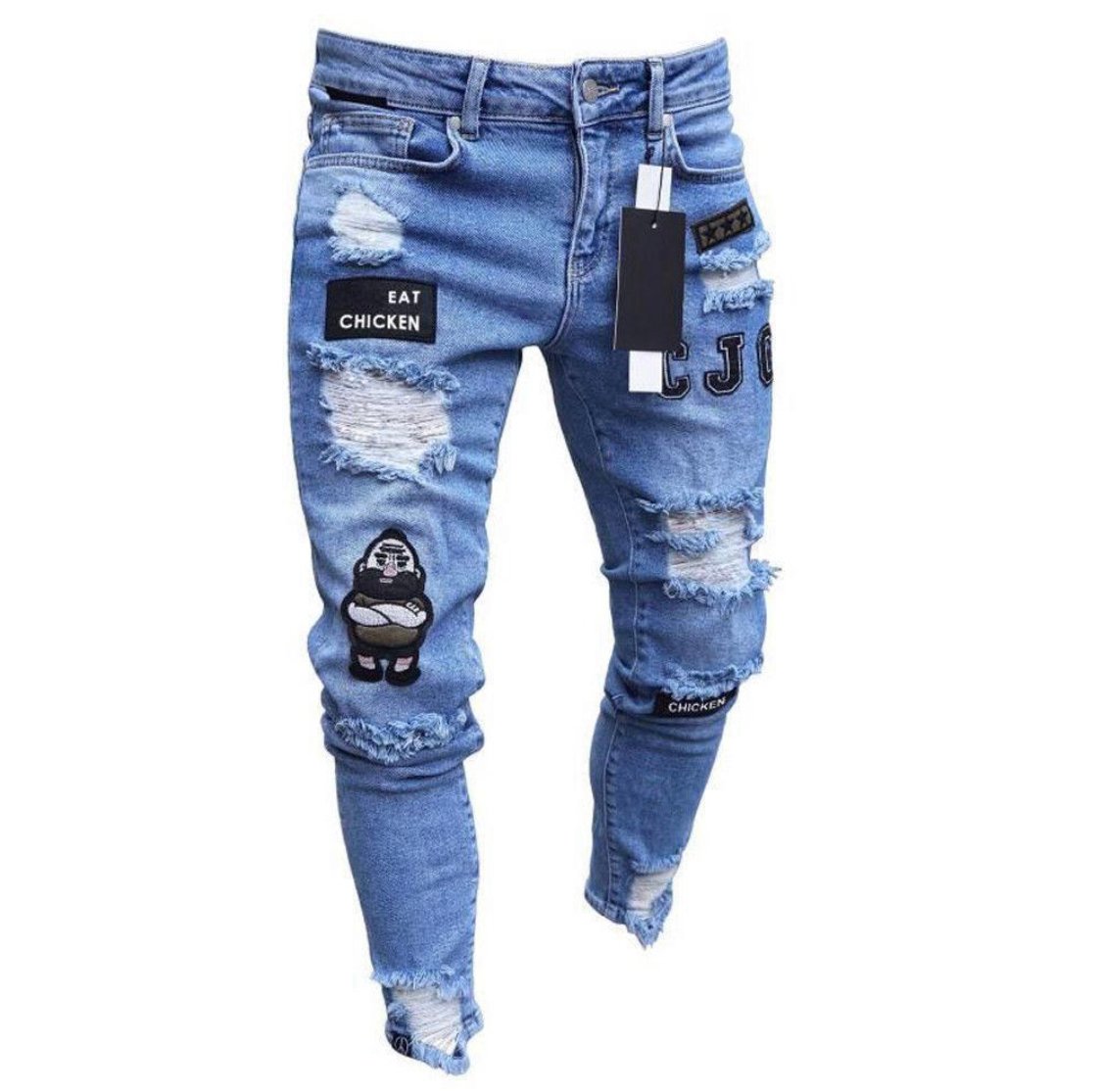 Image of Style on ‘Em Jeans w/ patches