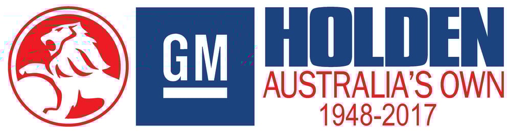 Image of 9" x 2.35" Holden new logo Sticker