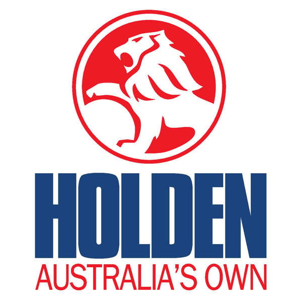 Image of 4" square Holden new logo sticker