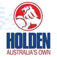 4" square -with rounded corners Holden new logo sticker