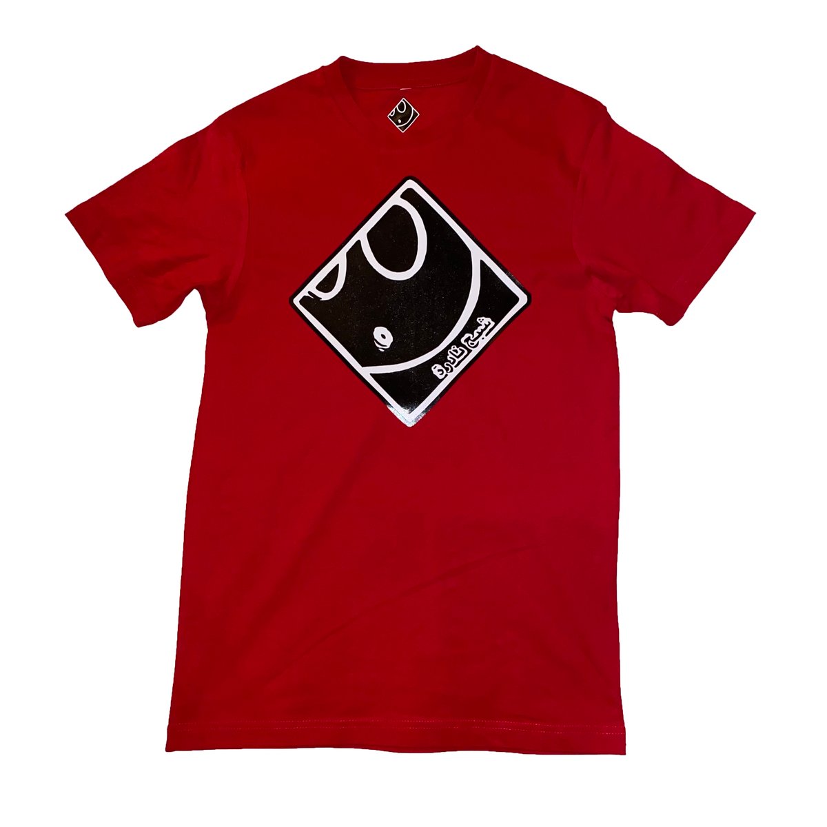 Rare Ghost — Ghost Tee in Cherry Red/White/Black