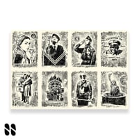 'Damaged' offset lithograph set - Shepherd Fairey 