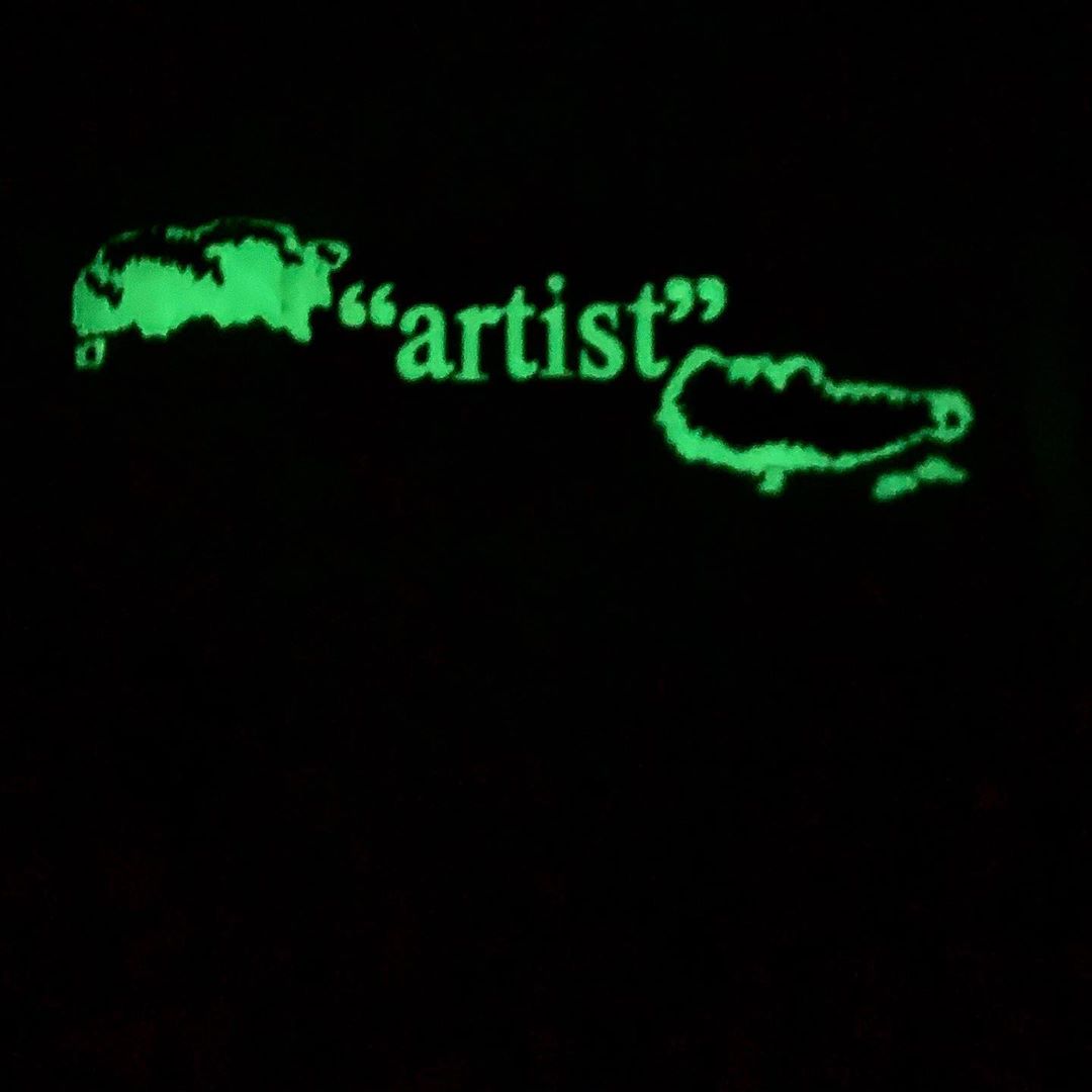 Image of “artist” BOXLOGO DREAM TEE - UV REACTIVE & glow in the dark