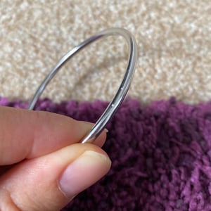 Image of Seconds - Calavera bangle (sterling silver)