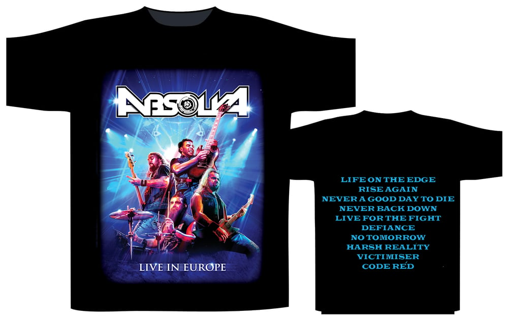 Absolva 'Live In Europe' T-shirt ON SALE