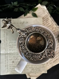 Image 3 of Sublime passe-thé, ange, plaqué argent, XIXème siècle
