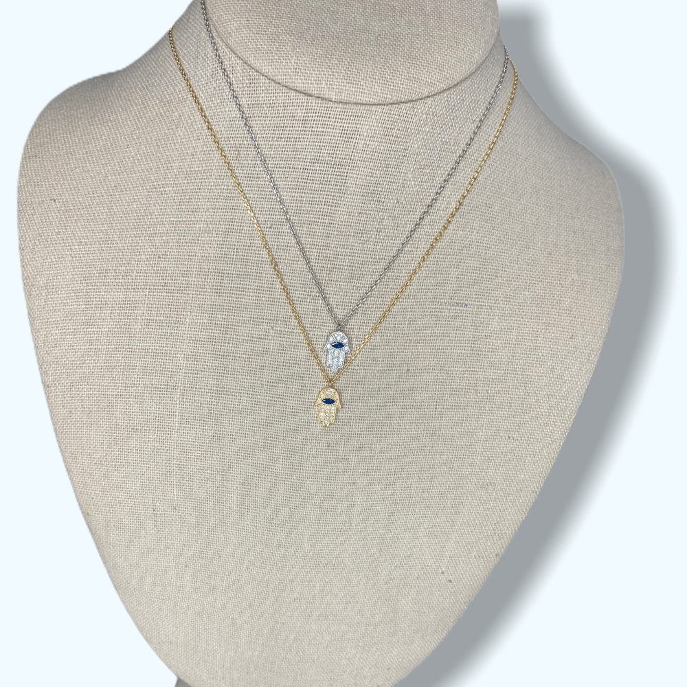 Image of Tiny Hamsa Necklace 