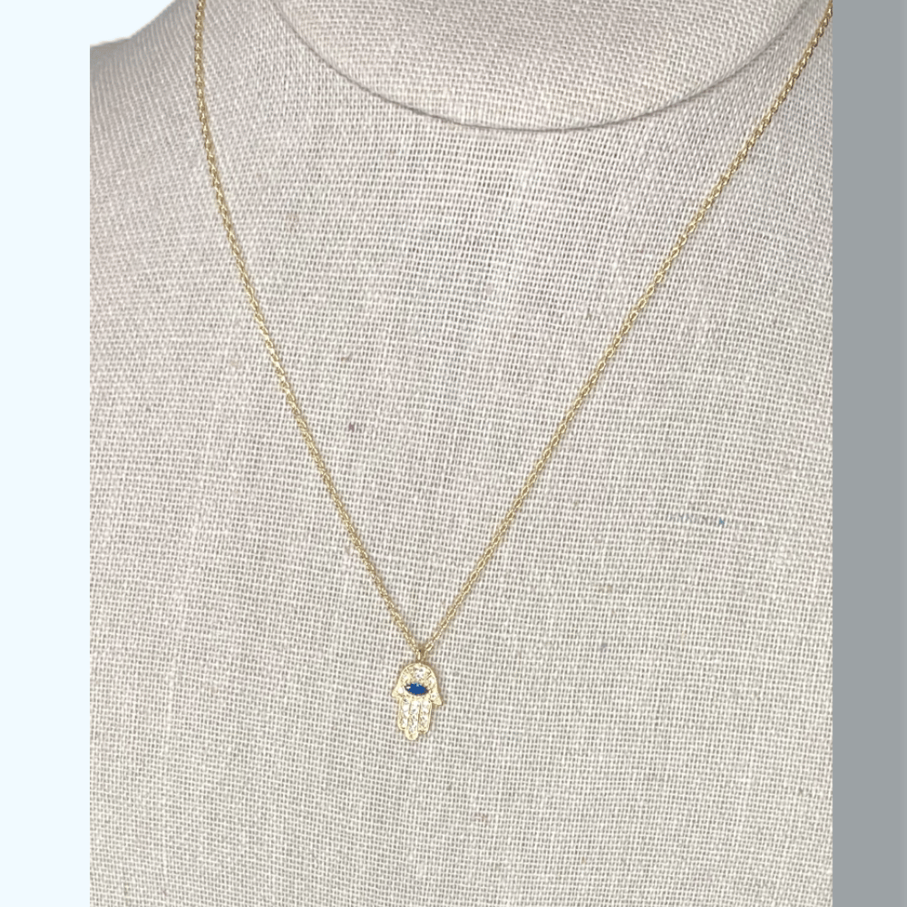 Image of Tiny Hamsa Necklace 