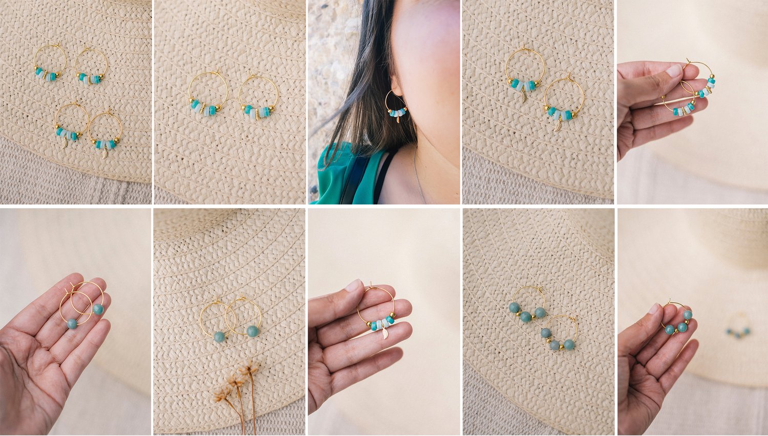 Image of Pendientes Aretes "Summertime"